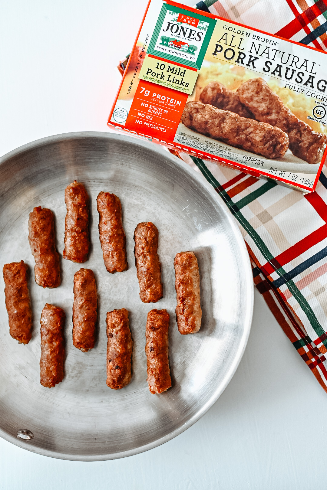 Sausage & Pancake Muffin Bites with Maple Butter that's what she eats.